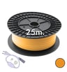 Néon LED circulaire flexible 220V 25m 16mm Orange - Image 1