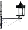 Support mural et colonne modèle Forja 60cm Noir brillant - Image 6
