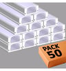 PACK - Profilé 2 mètres - U - Aluminium - LED  - Image 6