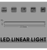 Lampe LED POLARIS blanc 40W 3CCT 120cm interconnectable - Image 7