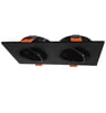Anneau Cadre Double GU10 LED Orientable Noir - Image 4