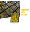 Sol LED Effet 3D InfinityLED STARS Or 1m2 - Image 8