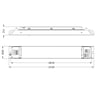Suspension LED NEXUS LINE blanc driver Osram DALI - Image 2