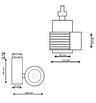 Spot LED 40W UPPSALA Blanc - Philips Certa Drive - 3CCT - Rail Monophasé - CRI+98 / 5 Ans de Garantie - Image 2