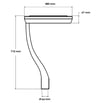 Réverbère LED EUROBEAM 65W GxTronic Aluminium - Image 2