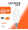 Ampoule LED Bougie 6W E14 C37 180° OSRAM DURIS E2835 - Image 4