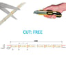 Bande LED 24V SMD2025 280LED/m 12W/m Free Cut 10m IP20 - Image 2