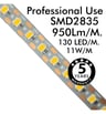 Ruban LED 24V 130LED 950Lm 11W CRI93 5m IP20 - Image 3