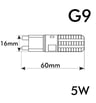 Ampoule LED G9 5W 360° Dimmable - Image 2