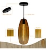 Suspension LED Filament Golden Glass 4W Ambre - Image 3