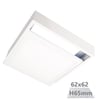 Kit de Montage en Surface pour Panneau LED 62x62 / H65mm - Image 1