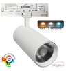 Projecteur LED 40W - 30W NEW MAYA Blanc Rail TRIPHASÉ - CCT / CRI+92 - UGR13 - HAUT LUMEN - Image 1