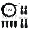 Kit de suspension Luminaire LED - NOIR - 1 m - Image 2