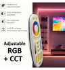 Pack contrôleur LED RGB+CCT 12-24V télécommande 2.4GHz - Image 7