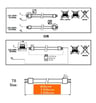 Tube LED 20W Verre 150cm 300° - LUMINOSITÉ ÉLEVÉE - OSRAM CHIP - Image 3