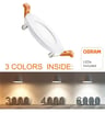 Downlight Slim LED circulaire – 6W – CCT – Puce OSRAM DURIS E 2835 - Image 8