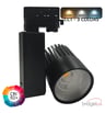 Spot LED 40W GRAZ Noir BRIDGELUX Chip - rail Triphasé CRI +92 - 3CCT - Image 1