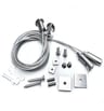 Kit suspendu universel argent câble 3m x2 - Image 10
