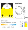 Plafonnier LED 24W OSRAM 3CCT Radar IP20 - Image 2