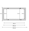 Cadre Encastré pour Panneaux LED / 30x60cm - Image 2