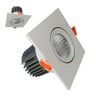 Downlight LED Carré Orientable 15W Blanc CRI92 UGR13 - Image 1