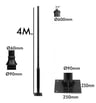 Colonne REKA noire 3-4 m finition filetage - Image 4