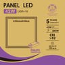 PACK10 Panneaux LED 62x62 42W + Driver Philips Certa - Image 4