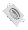 Anneau d'encastrement réglable Carré pour LED GU10 MR16 -84mm - Aluminium - Image 3