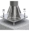 4 boulons d’ancrage colonne acier zingué 16 mm - Image 8