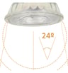 LED GU10 8W Crystal Haute Luminosité 24° TRIAC - Image 3