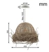 Lampe Suspension LED - Blanc - 26W - E27 - Plat - Image 10