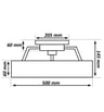 Ventilateur Plafond LED LAVEZZI 30W 6CCT Blanc 50cm IP20 - Image 2