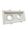 Cadre Double Réglable GU10 MR16 Blanc - Image 1