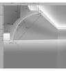 Moulure polystyrène courbe double LED 2m - Image 2
