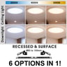 Plafonnier LED New Moss Slim 6-12W 3CCT IP44 - Image 7