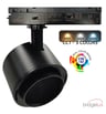 Spot LED 40W-28W Monophasé - ROMA Noir - Driver GxTronic - Optique Réglable 24º-60º / UGR13 - CCT - Image 1